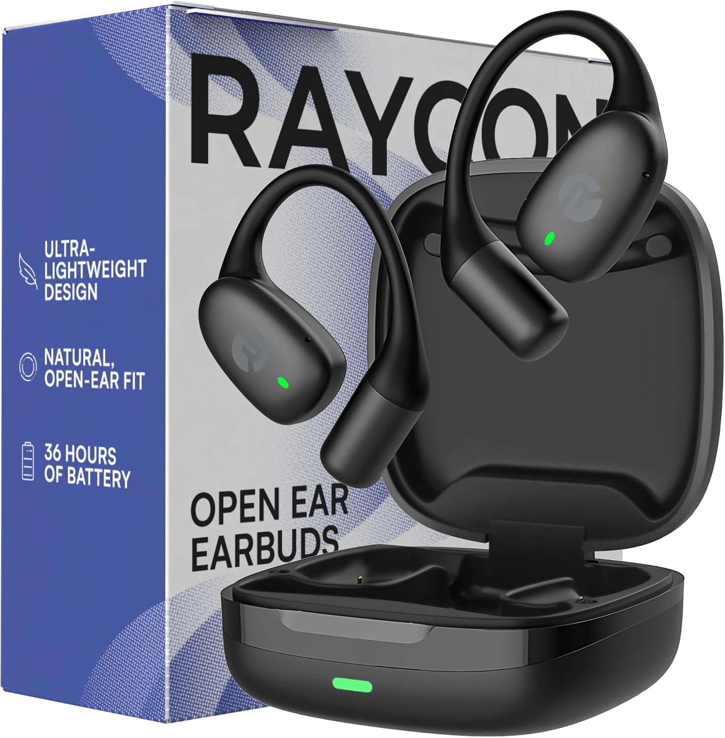 Raycon Essential Open Ear Earbuds – Open Ear Headphones, Earbuds Wireless Bluetooth, Sweat & Water-Resistant Earphones, - Raycon Essential Open review
