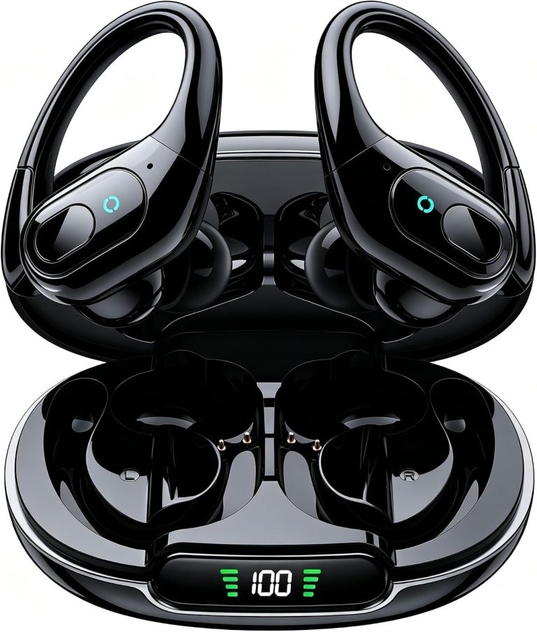 occiam Active Noise Cancelling Earbuds Wireless Bluetooth Headphones 90Hrs Playback Stereo Bass Earphones with Mic Over- - occiam Active Noise review