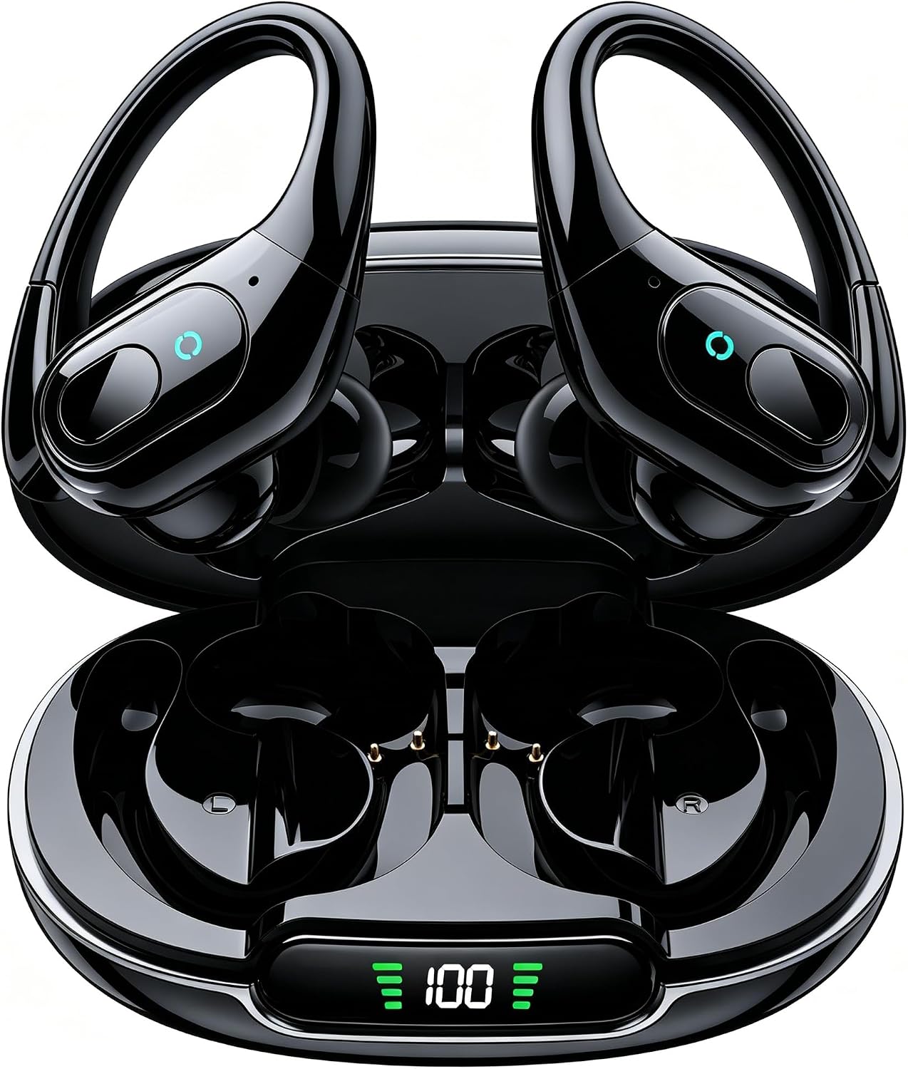 occiam Active Noise Cancelling Earbuds Wireless Bluetooth Headphones 90Hrs Playback Stereo Bass Earphones with Mic Over- - occiam Active Noise review