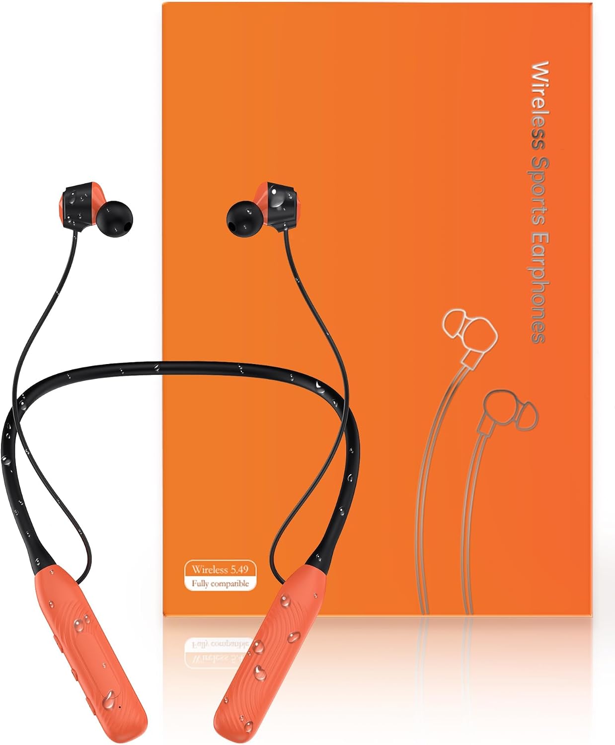 JL&MI Neckband Bluetooth Headphones, 1000H Extra Battery Life Magnetic Earbuds Noise Cancelling, 80H Playtime Running He - JL&MI Neckband Bluetooth review
