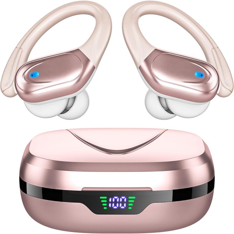 HAOYUYAN Sports Bluetooth Headphones, 80Hrs Playtime Wireless Earbuds with LED Power Display, IPX7 Waterproof Earphones - HAOYUYAN Sports Bluetooth review