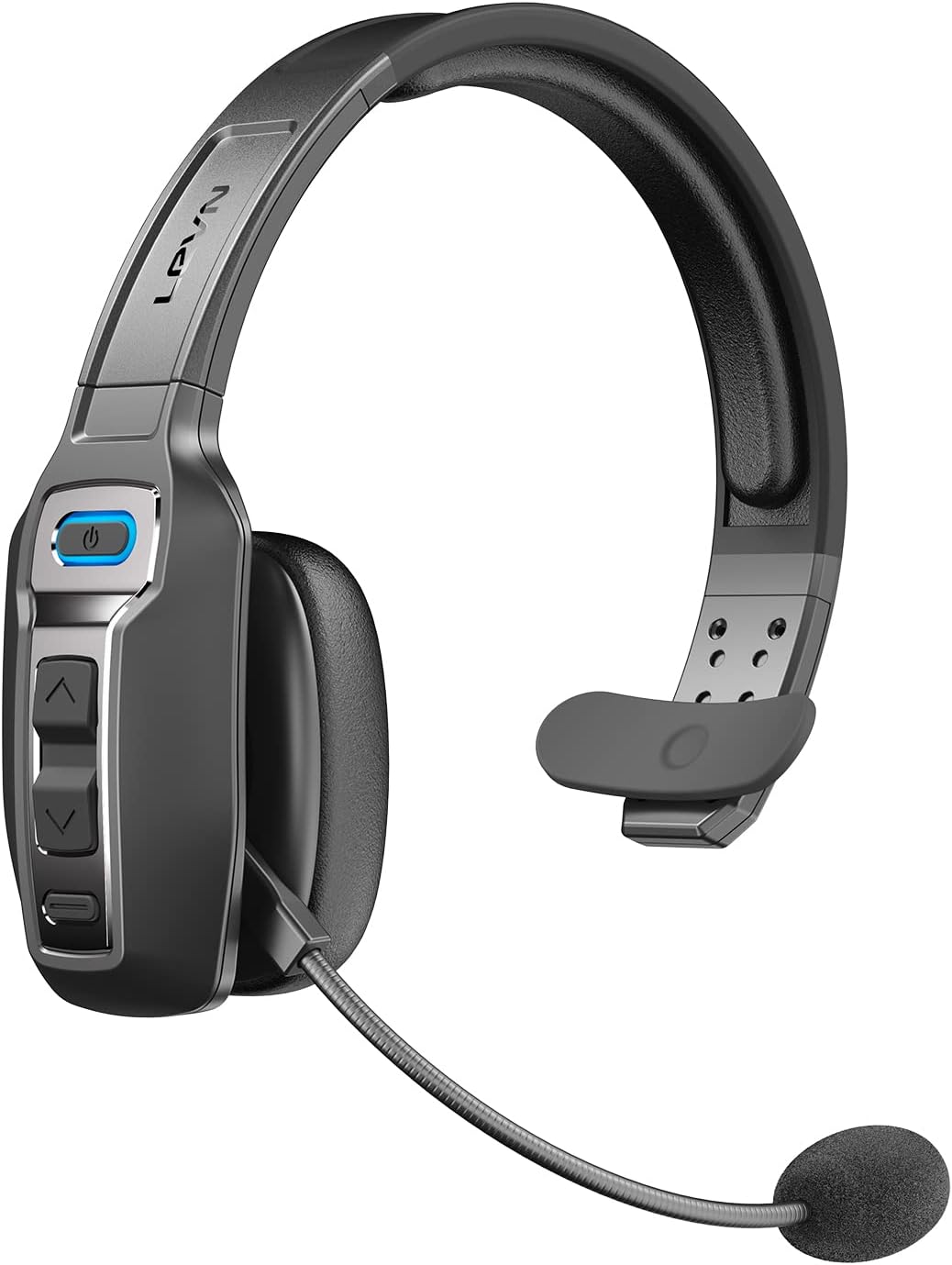 LEVN Bluetooth Headset with Microphone, Trucker Bluetooth Headset with AI Noise Cancelling & Mute Button, Wireless On-Ea - LEVN Bluetooth Headset review