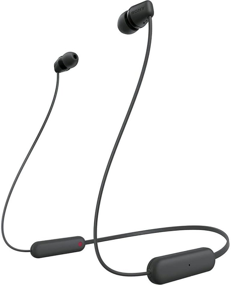 Sony WI-C100 Wireless in-Ear Bluetooth Headphones with Built-in Microphone, Black - Sony WI review