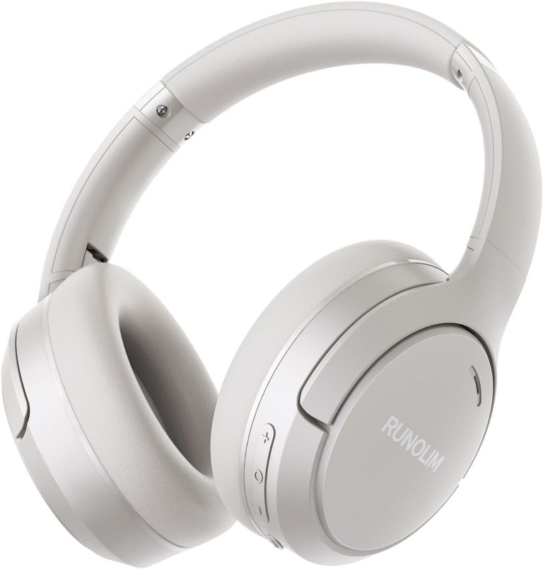 RUNOLIM Hybrid Active Noise Cancelling Headphones, 100H Playtime, Built-in Microphone, Bluetooth Wireless Over Ear Folda - RUNOLIM Hybrid Active review