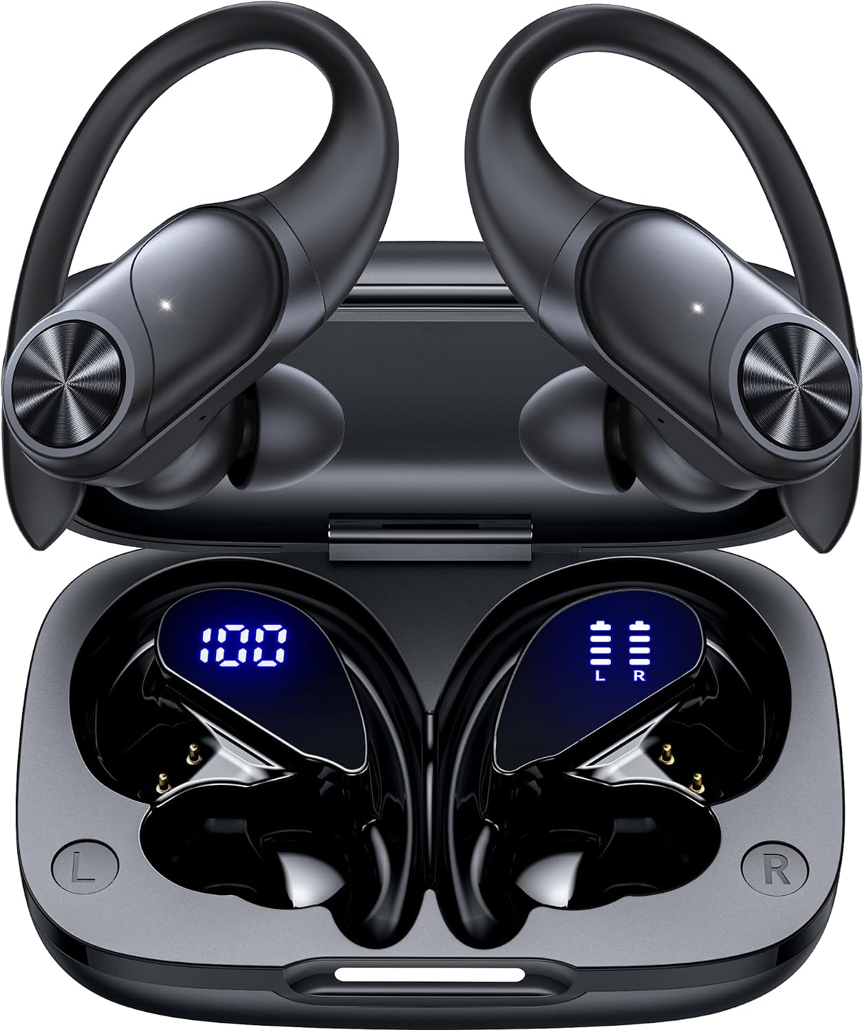 PocBuds Bluetooth Headphones Wireless Earbuds 80hrs Playtime Wireless Charging Case Digital Display Sports earbuds with - PocBuds Bluetooth Headphones review
