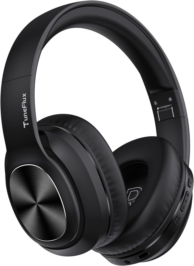 TuneFlux Wireless Bluetooth Headphones Over Ear, 80H Playtime, 3EQ Sound Modes, HiFi Stereo Headphones with Deep Bass Mi - TuneFlux Wireless Bluetooth review