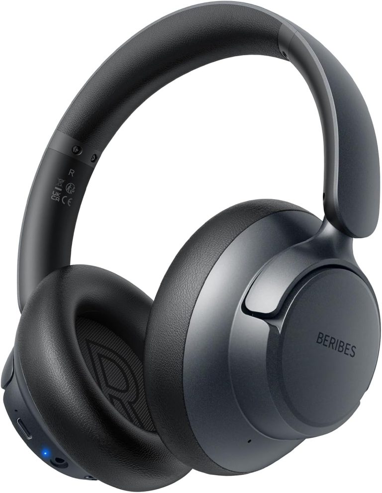 BERIBES Upgraded Hybrid Active Noise Cancelling Headphones with Transparent Modes,70H Playtime Bluetooth Headphones Wire - BERIBES Upgraded Hybrid review