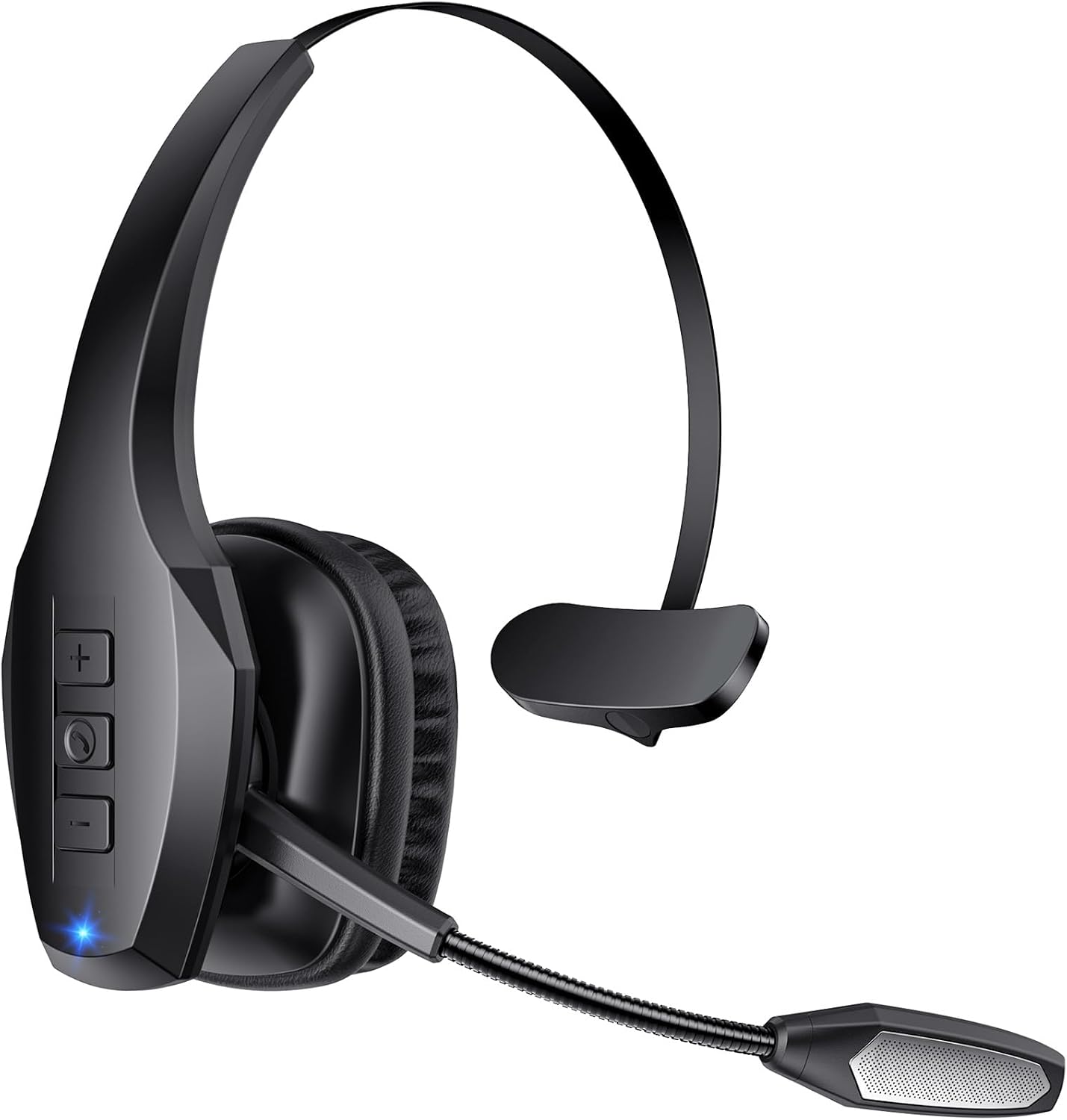 Trucker Bluetooth Headset, Wireless Headset with Mic, Bluetooth Headsets with Dual Noise Cancelling Microphone & Mute Bu - Trucker Bluetooth Headset review