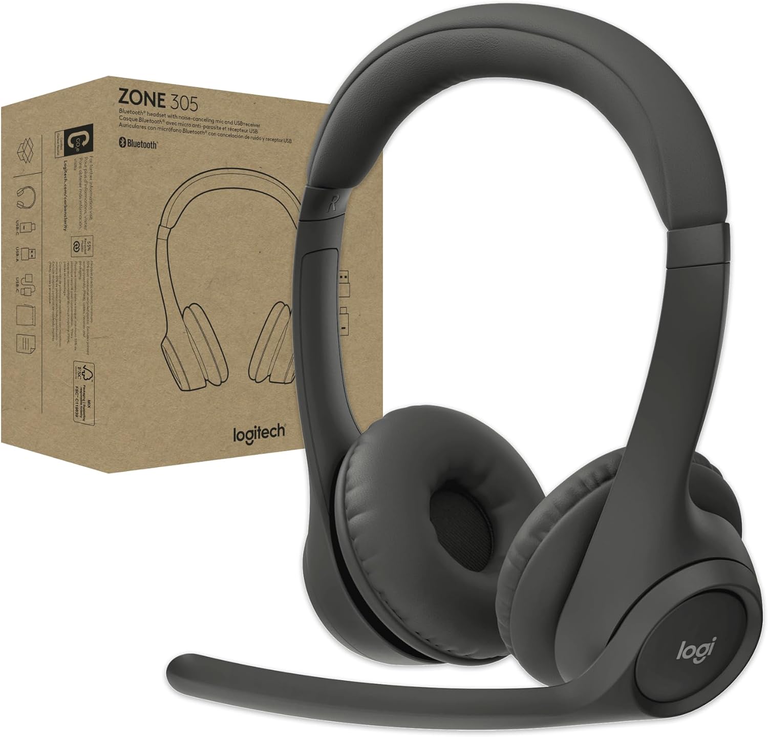 Logitech Zone 305 for Business, Wireless Bluetooth Headset with Microphone, Native Bluetooth, for Microsoft Teams, Compa - Logitech Zone 305 review