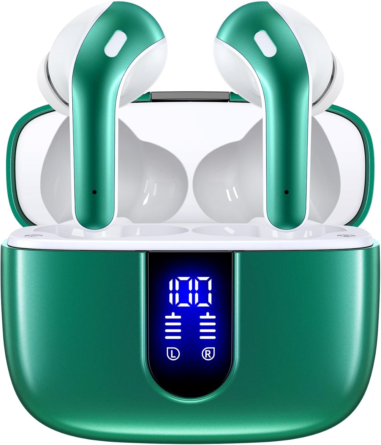TAGRY Bluetooth Headphones True Wireless Earbuds 60H Playback LED Power Display Earphones with Wireless Charging Case IP - TAGRY Bluetooth Headphones review