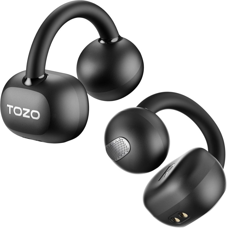 TOZO OpenEarRing True Open Ear Earbuds, Lightweight Comfort Open Ear Clip Wireless Earbuds, 40H Play Bluetooth 5.4 Headp - TOZO OpenEarRing True review