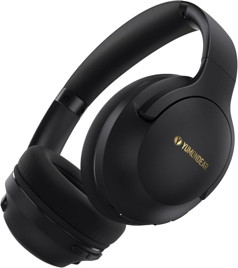 YUMONDEAR Bluetooth Headphones Over Ear, 80 Hrs Playtime Wireless Headphones with ENC Mic, Deep Bass EQ, Foldable Comfor - YUMONDEAR Bluetooth Headphones review