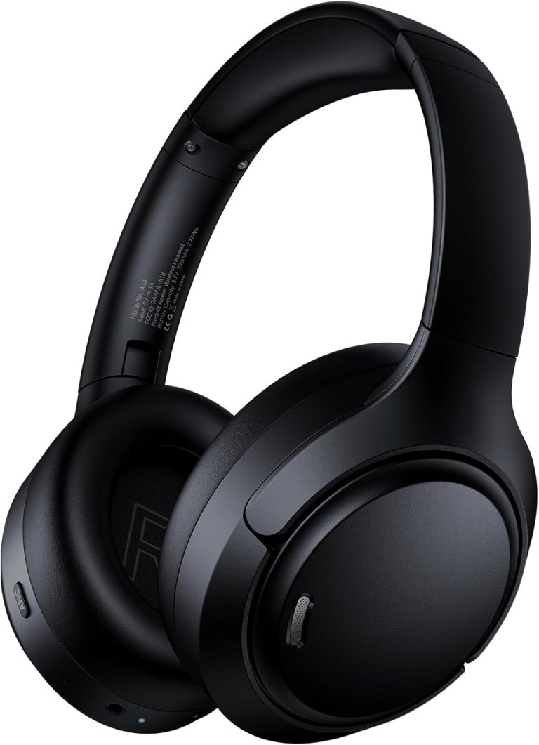 Hybrid Active Noise Cancelling Headphones 120H Long Playtime, 6 ENC Mic, Wireless Over-Ear Bluetooth 6.0 Headphones,Hi-R - Hybrid Active Noise review