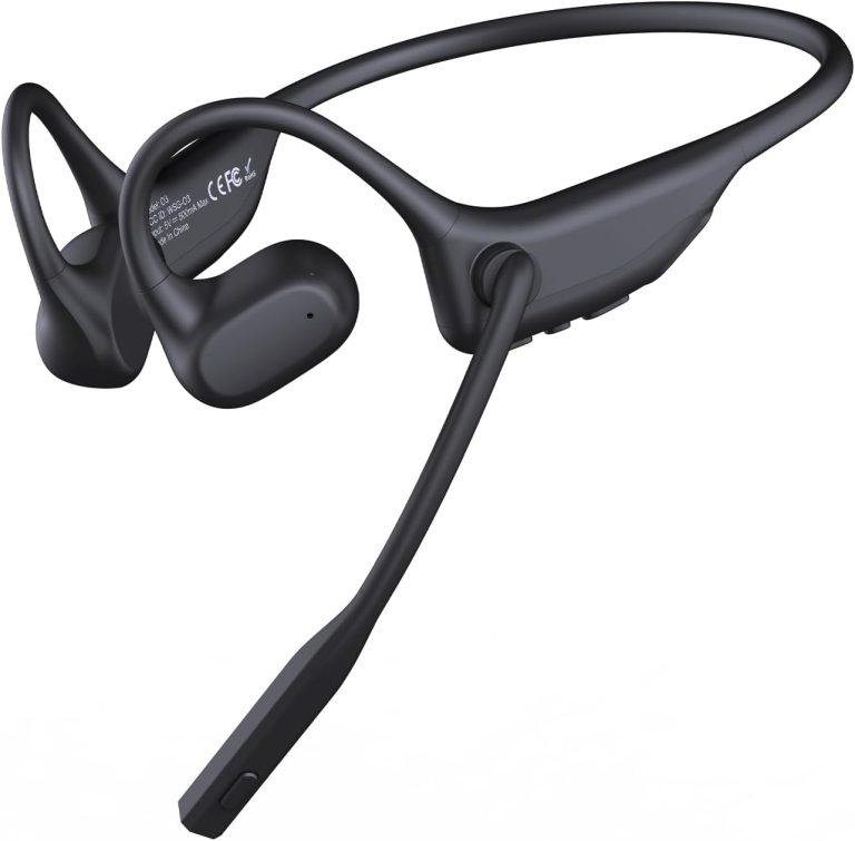 CXK Open Ear Headphones with Mic, Wireless Headset with AI Noise Cancellation Microphone Bluetooth 5.3 Bluetooth Headset - CXK Open Ear review