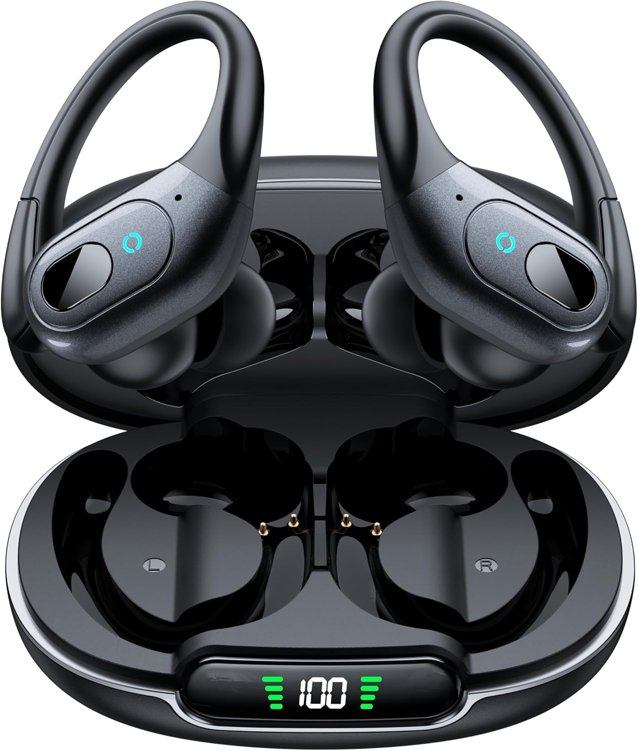 occiam Active Noise Cancelling Earbuds Wireless Bluetooth Headphones earbuds 90Hrs Playback Stereo Bass Earphones with - occiam Active Noise review