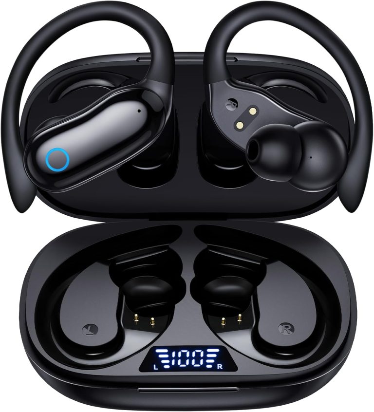 GNMN Active Noise Cancelling Ear Buds Wireless Earbuds 96hrs Playback Bluetooth Headphones Dual Battery Display Stereo B - GNMN Active Noise review