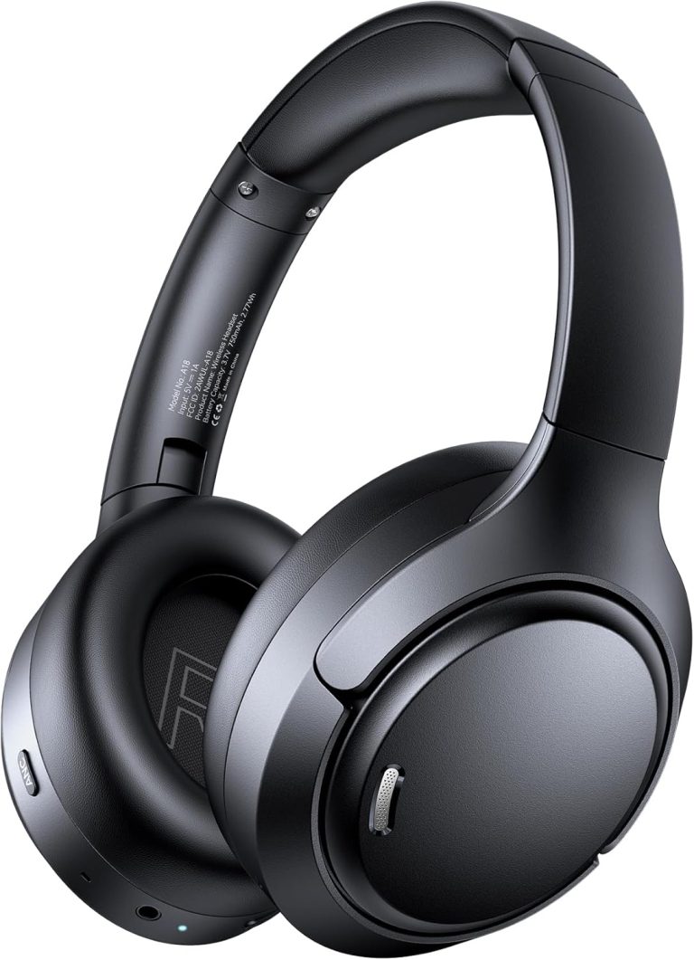 Hybrid Active Noise Cancelling Bluetooth 6.0 Headphones 120H Long Playtime, 6 ENC Mic, Over Ear Headphones Wireless, Hi- - Hybrid Active Noise review