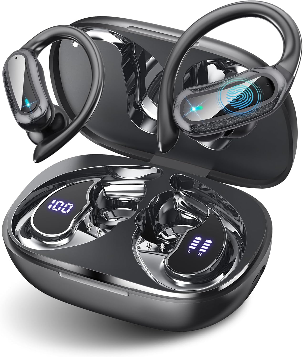 Wireless Earbuds Bluetooth 5.4 Headphones, 54H Playtime Stereo Earphones with Noise Cancelling Mic, IPX7 Waterproof, Fas - Wireless Earbuds Bluetooth 5.4 review