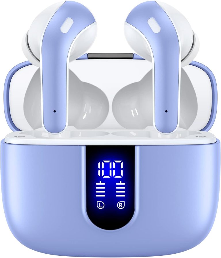 TAGRY Bluetooth Headphones True Wireless Earbuds 60H Playback LED Power Display Earphones with Wireless Charging Case IP - TAGRY Bluetooth Headphones review
