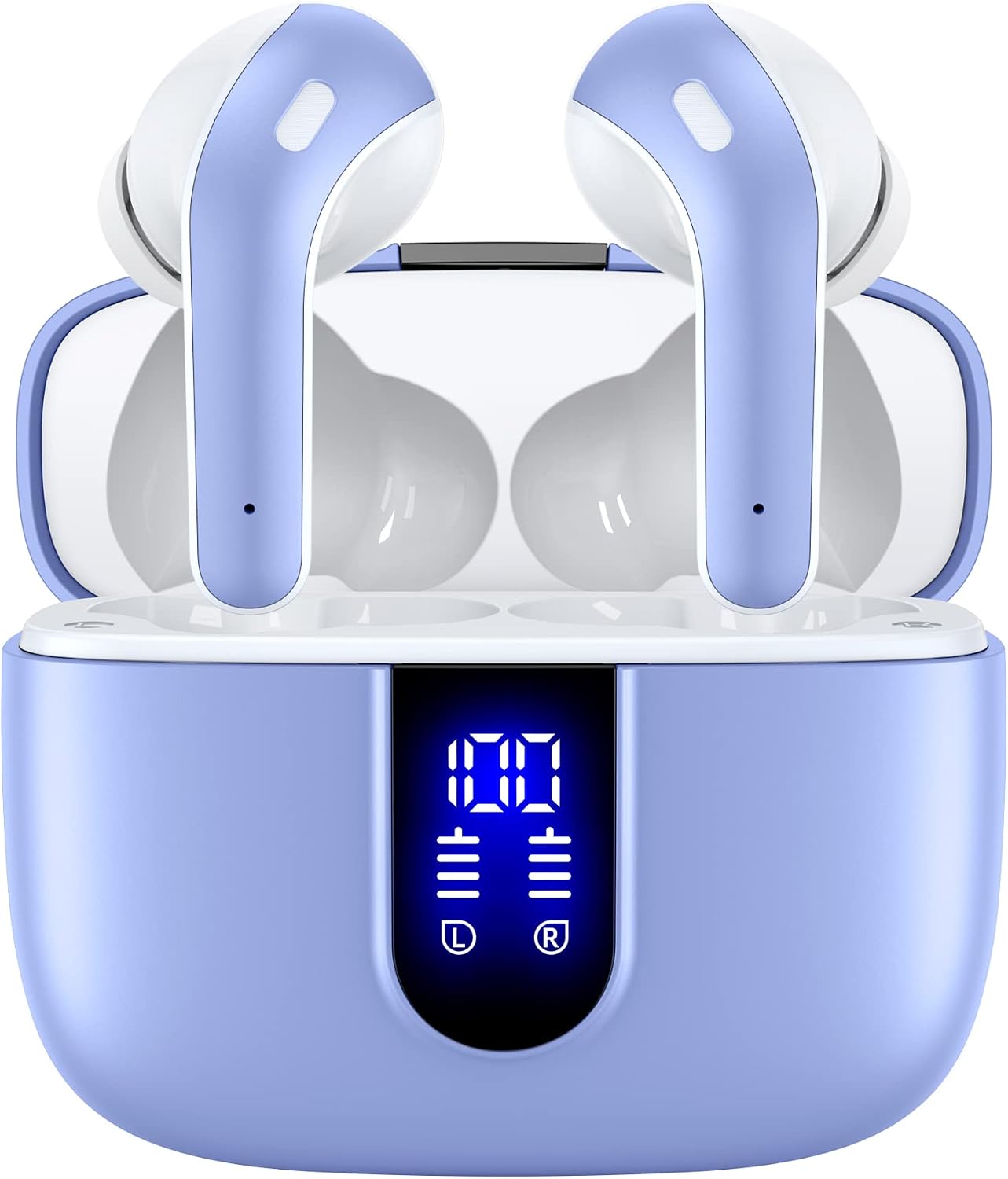TAGRY Bluetooth Headphones True Wireless Earbuds 60H Playback LED Power Display Earphones with Wireless Charging Case IP - TAGRY Bluetooth Headphones review