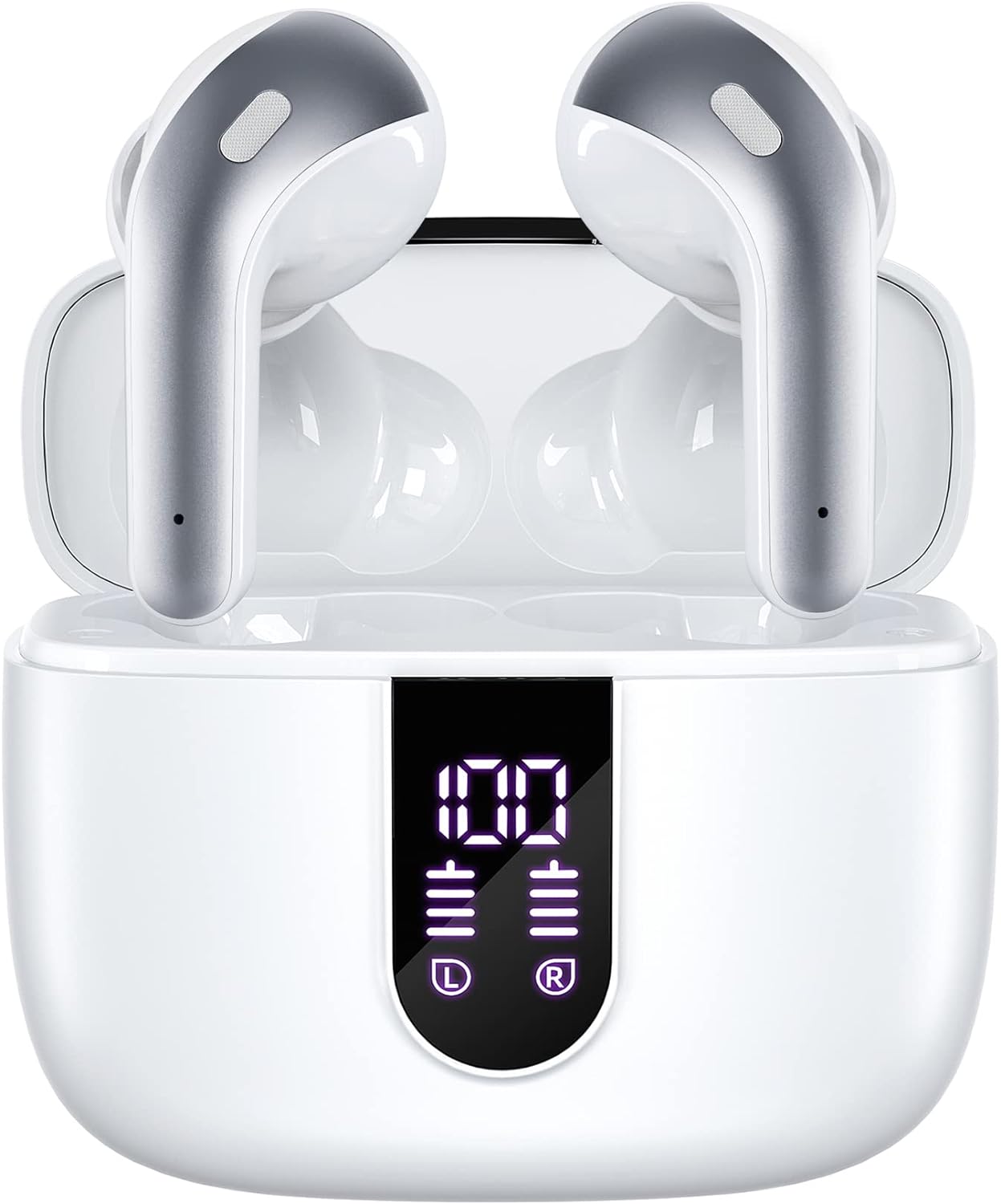 TAGRY Bluetooth Headphones True Wireless Earbuds 60H Playback LED Power Display Earphones with Wireless Charging Case IP - TAGRY Bluetooth Headphones review